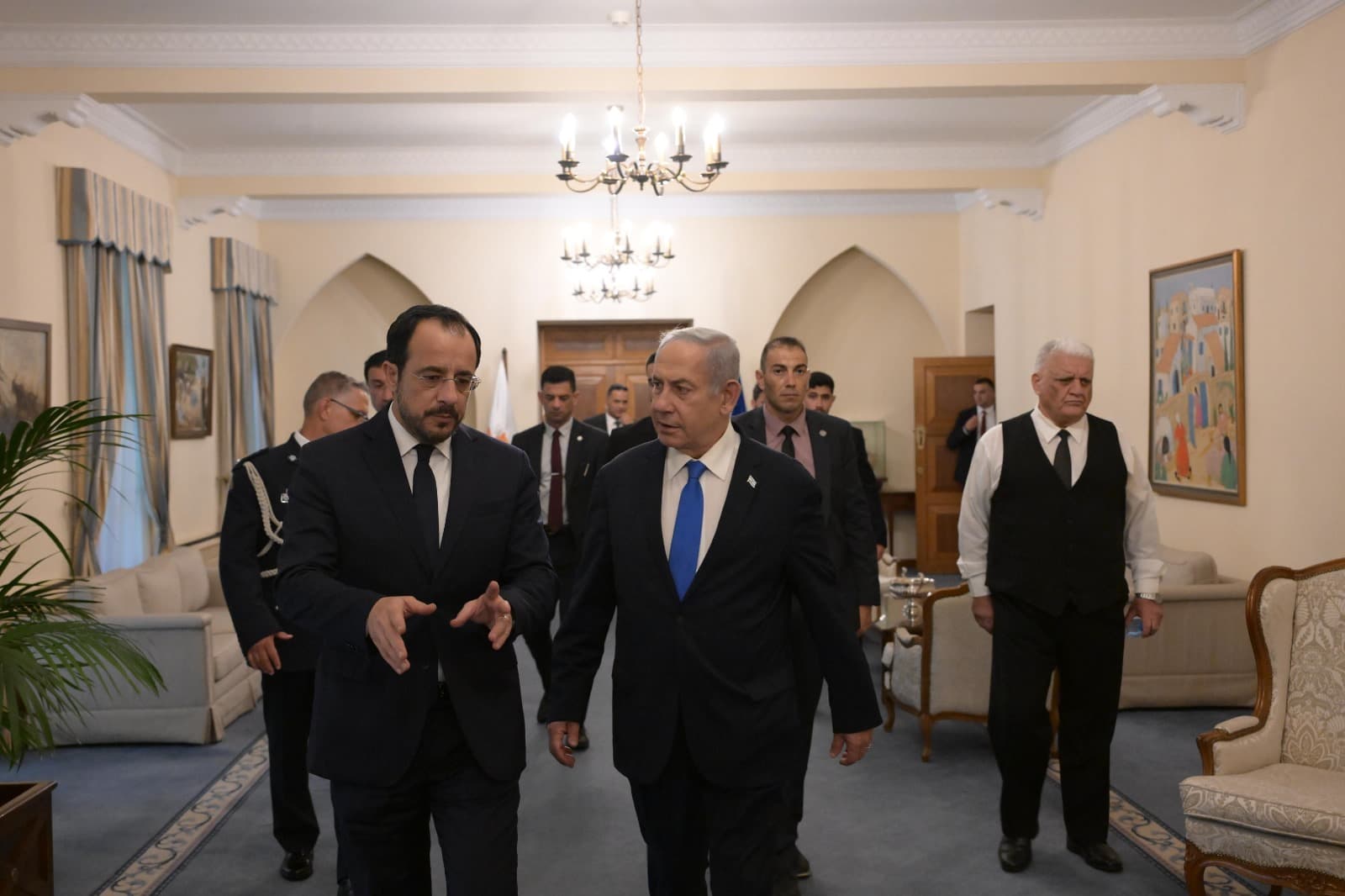 Netanyahou en visite officielle à Chypre