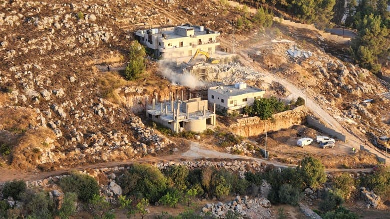 Destruction de constructions arabes illégales au nord de la localité d&rsquo;Efrat