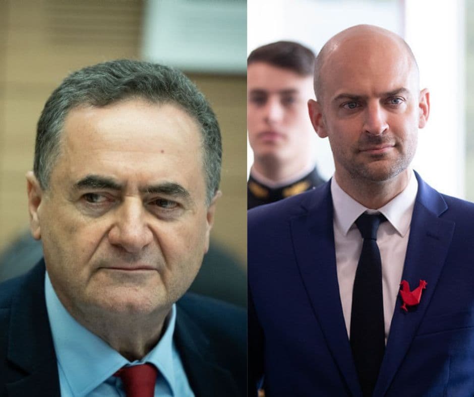 La discussion tendue entre Israël Katz et Jean-Noël Barrot