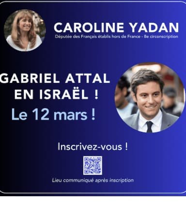 Gabriel Attal attendu aujourd’hui à Kfar Azza et sur les lieux du festival Nova