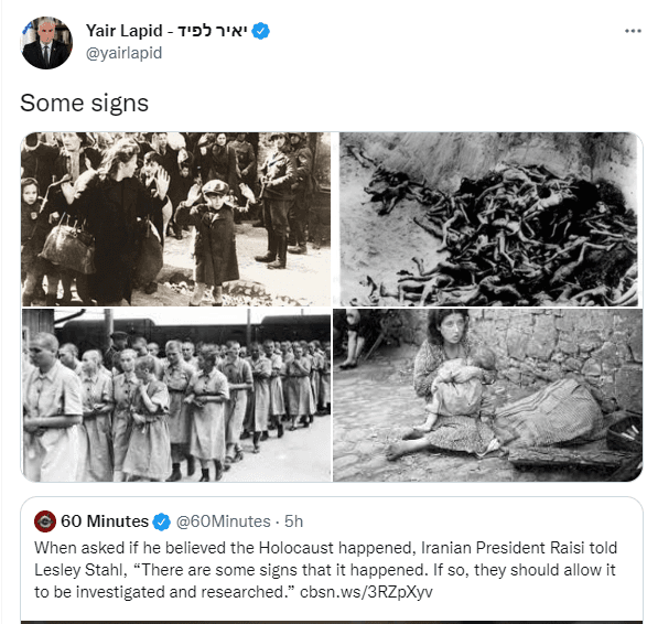 Le Président iranien remet publiquement en cause la Shoah