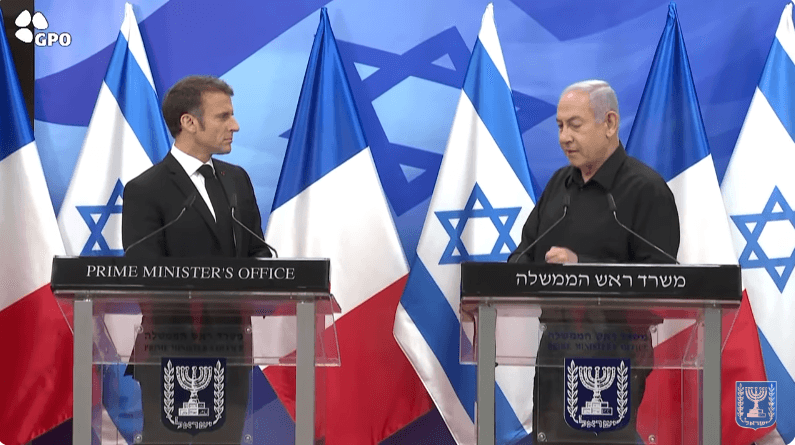 La réaction du Premier ministre israélien aux propos d’Emmanuel Macron