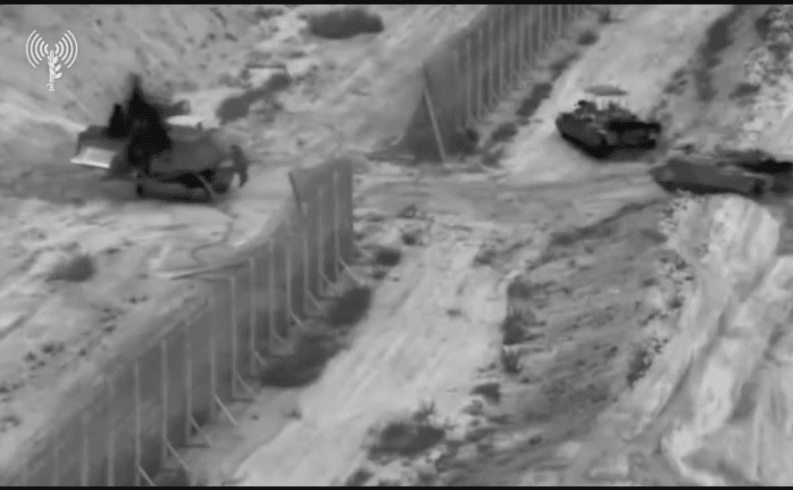 Avant l’offensive terrestre: des chars de Tsahal ont procédé à une incursion ponctuelle dans Gaza