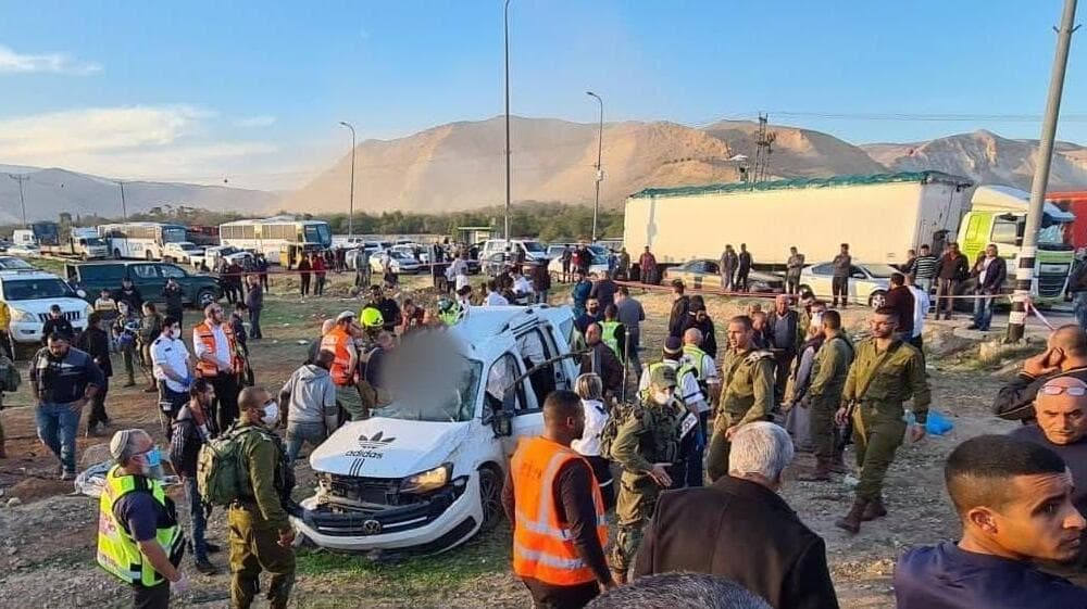 Accident de la route en vallée du Jourdain : message de condoléances de Benny Gantz aux familles palestiniennes