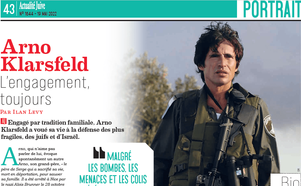 Arno Klarsfeld: l’engagement, toujours