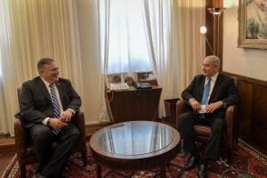 Mike Pompeo en Israël