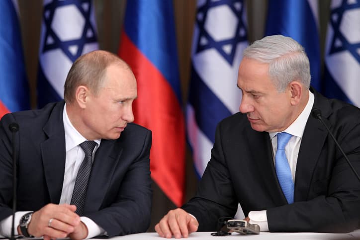 Netanyahou s’entretient avec Poutine pendant une heure