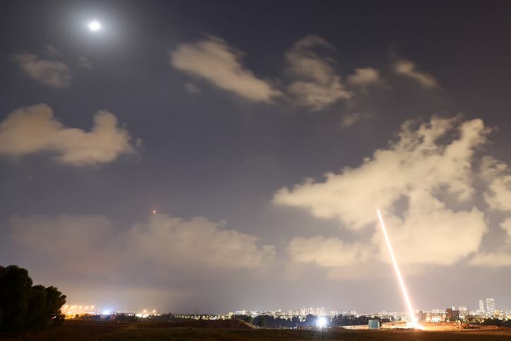 Une roquette tirée depuis Gaza