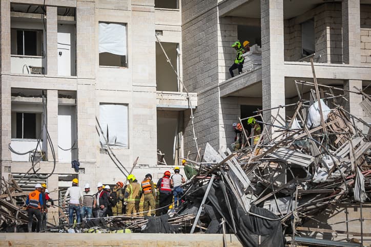 Deux morts dans l’effondrement d’un échafaudage à Guivat Zeev