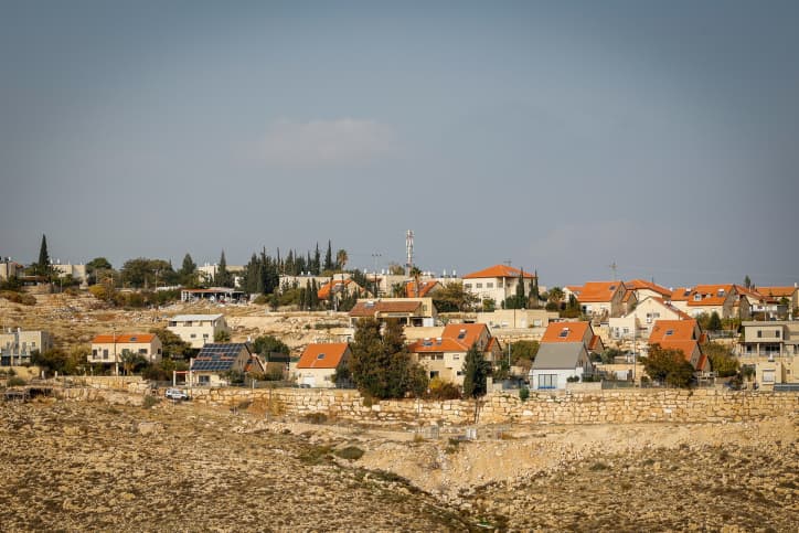 Les forces de sécurité déracinent des arbres à Nokdim dans le Goush Etsion