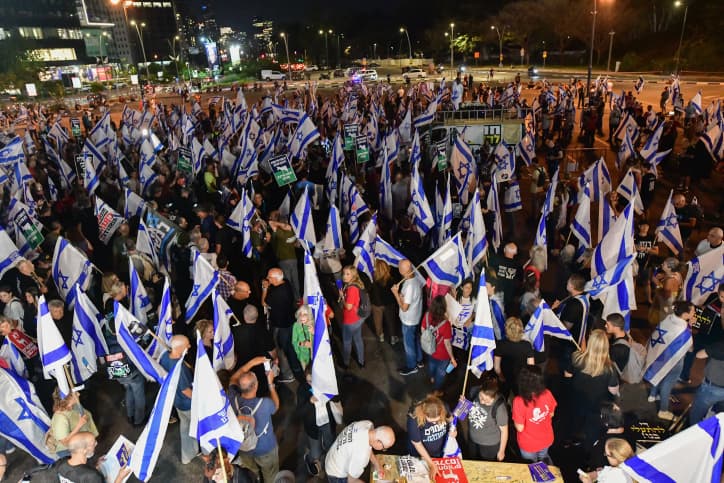 Manifestation à Bné Brak contre le budget alloué aux orthodoxes