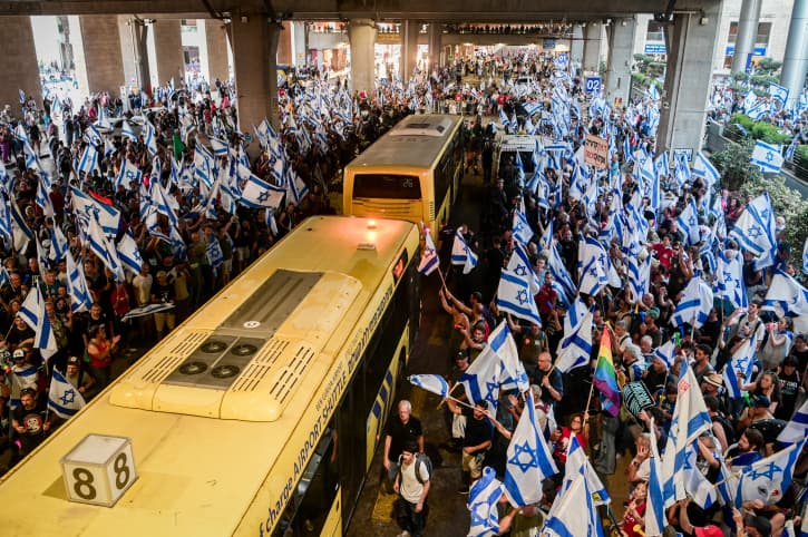 Manifestations à l’aéroport Ben Gourion: 37 interpellations