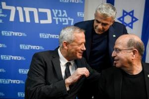 Conférence de presse de Yaïr Lapid et Moshé Yaalon