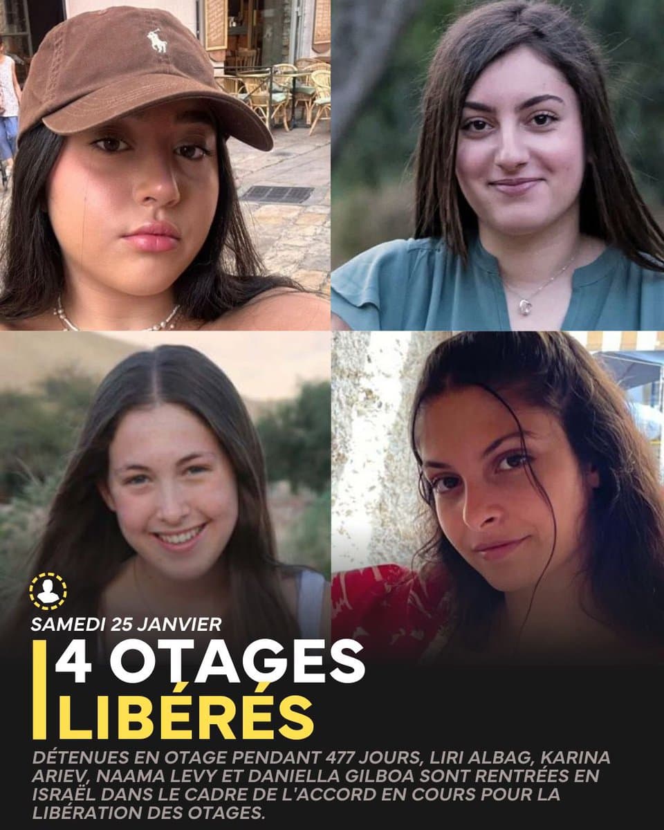 Les quatre soldates libérées par le Hamas livrent des détails sur leur captivité
