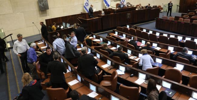 La Knesset rejette une proposition de loi antiterroriste