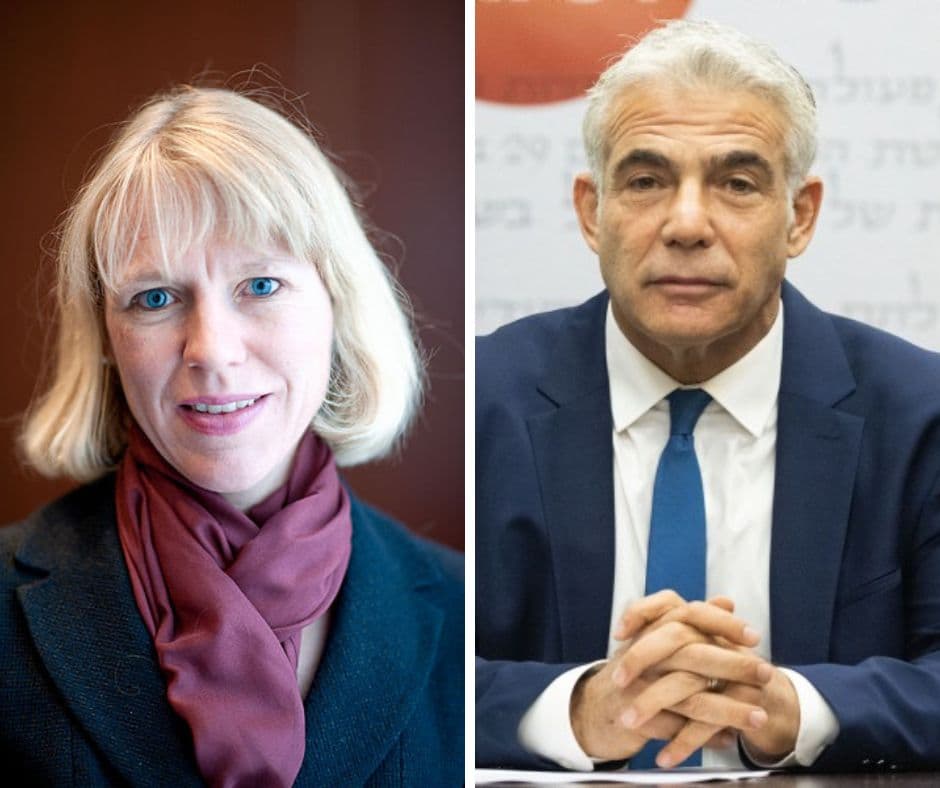 Lapid refuse de rencontrer la ministre norvégienne des Affaires étrangères