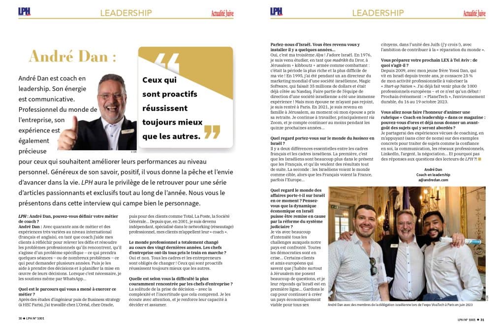 Posez des questions ! Par André Dan