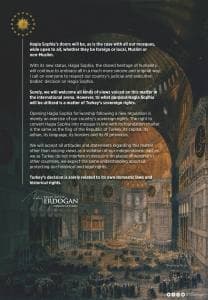 Recep Erdogan et le double langage islamique