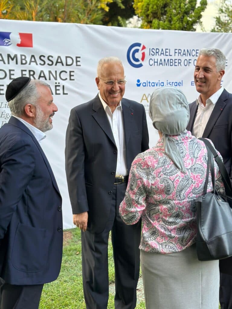 Réception en l’honneur de la Chambre de commerce et d’industrie Israël-France (CCIIF)