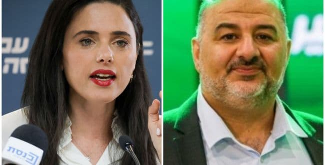 Le beau cadeau d'Ayelet Shaked à un proche de Mansour Abbas
