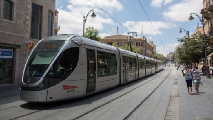 Jérusalem : reprise partielle de la circulation du tramway