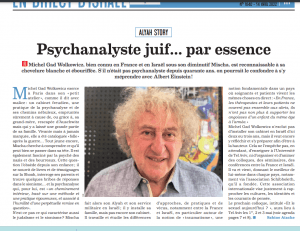 Psychanalyste juif… par essence