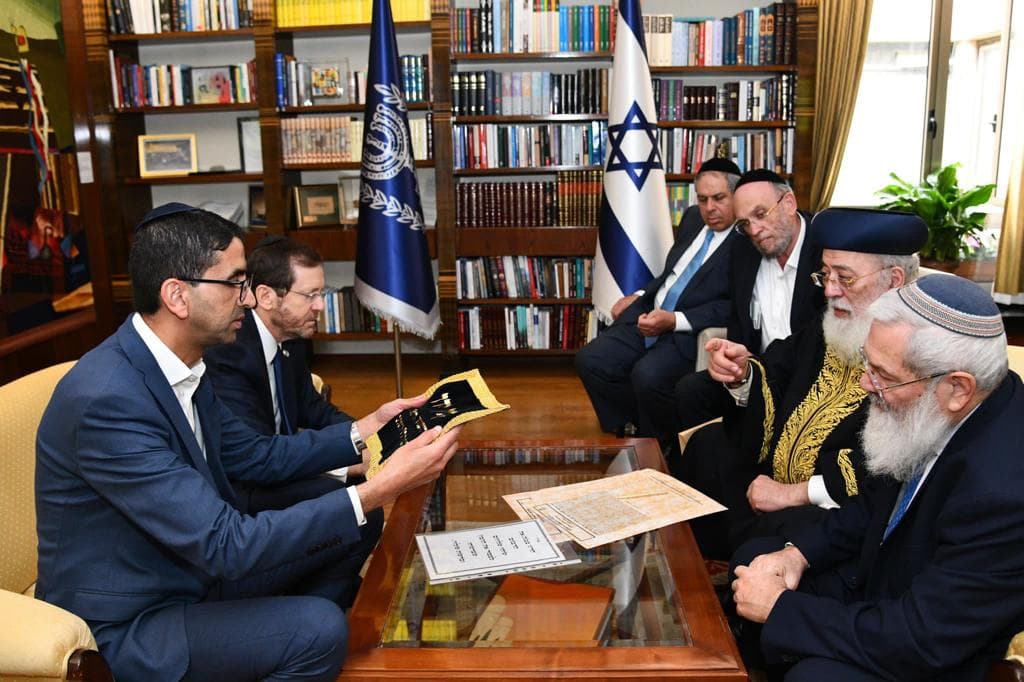 Itshak Herzog a vendu le hametz de la résidence présidentielle